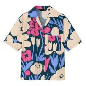 Marimekko x Uniqlo 2021 Floral camp shirt